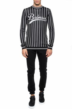 Logo-embroidered sweater, zdjęcie 2 Logo-embroidered sweater od Balmain